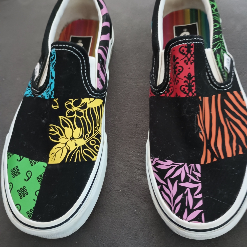 Crayola Vibrant Patchwork Kids Sneakers